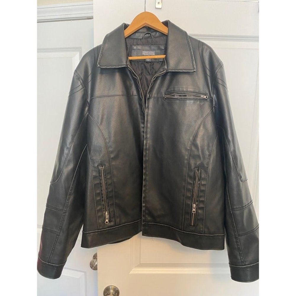 Kenneth Cole Reaction Leather Jacket